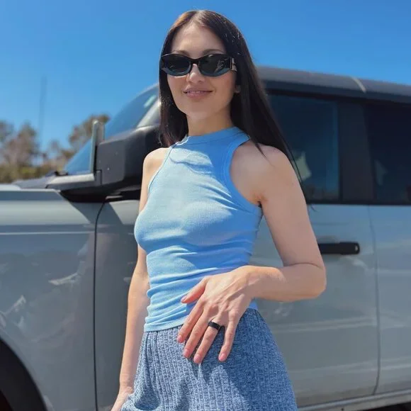 Vital Health Smart Ring for Women Charging Case Black Smart Ring for Men with Fi - Picture 6 of 7